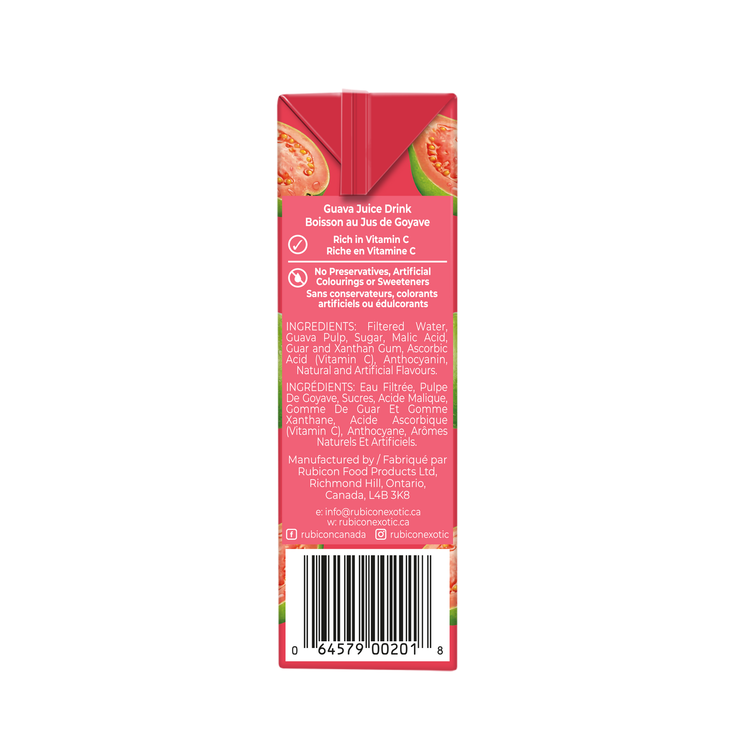 Rubicon Guava Juice Drink - 8x4x200ml